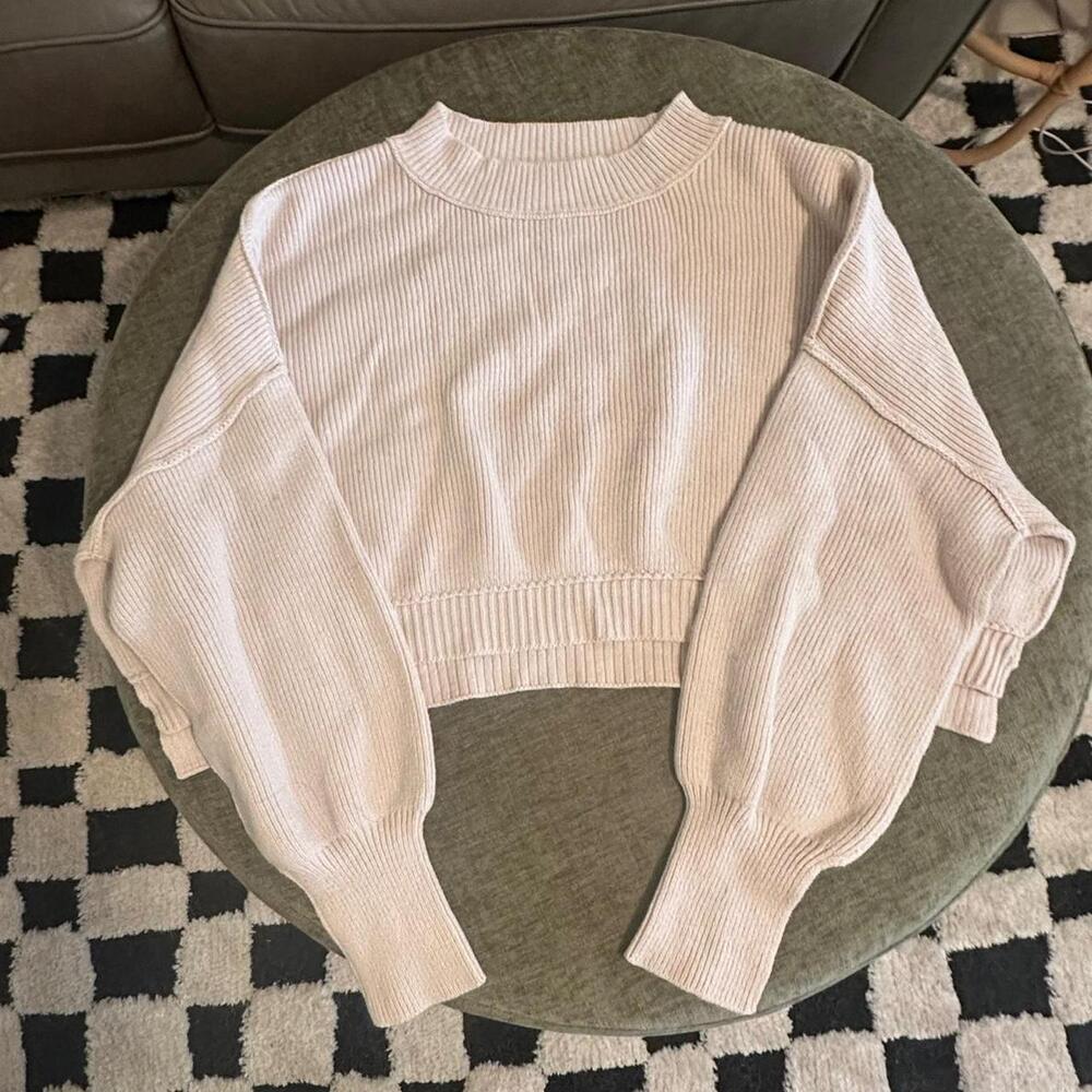 Free People Cropped Sweater